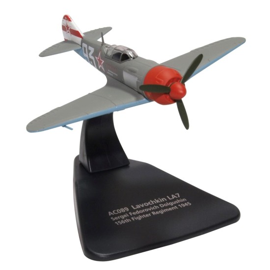 1/72 LAVOCHKIN LA7 SERGEI FEDEROVICH DOLGUSHIN 156 FIGHTER REG. 1945 AC089 1/72 LAVOCHKIN LA7 SERGEI FEDEROVICH DOLGUSHIN 156 FIGHTER REG. 1945 AC089