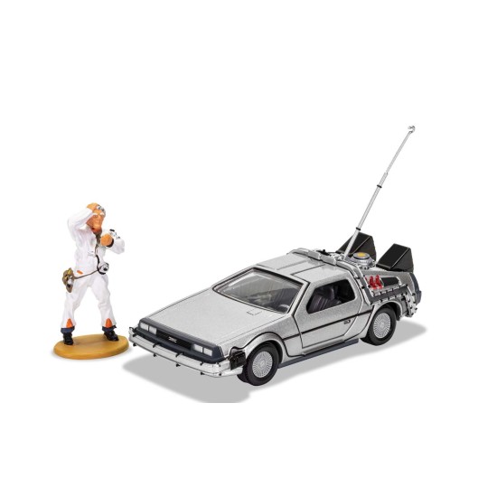 1/36 BACK TO THE FUTURE DELOREAN AND DOC BROWN FIGURE CC05503