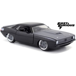 JAD97206 - 1/32 1970 PLYMOUTH BARRACUDA FAST AND FURIOUS 7 BLACK