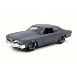 1/32 1970 CHEVROLET CHEVELLE FAST AND FURIOUS 7 GREY 97379