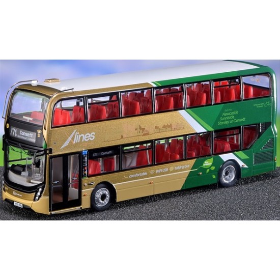 1/76 GO NORTH EAST (6341 - YX20 OKA) XLINES UKBUS 6530