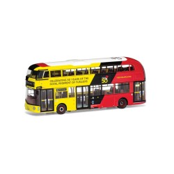 OM46627A - 1/76 WRIGHTBUS NEW ROUTEMASTER GOAHEAD LONDON  LTZ 1394  ROUTE 15 BLACKWALL  ROYAL FUSILLIERS