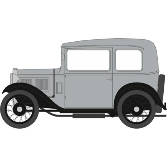 OX43ASS006 - 1/43 AUSTIN SEVEN RN SALOON LIGHT GREY