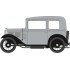 OX43ASS006 - 1/43 AUSTIN SEVEN RN SALOON LIGHT GREY