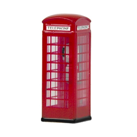 EFE 1/76 TELEPHONE BOX DECORATED OO GAUGE 99623 EFE 1/76 TELEPHONE BOX DECORATED OO GAUGE 99623
