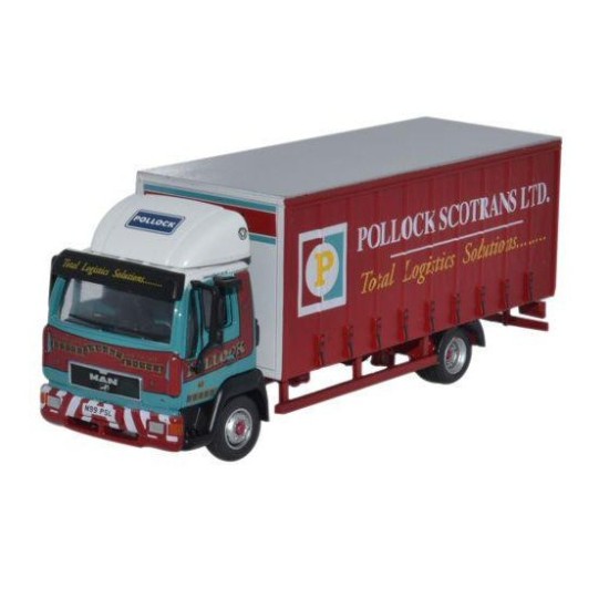 1/76 MAN L2000 CURTAINSIDE POLLOCK