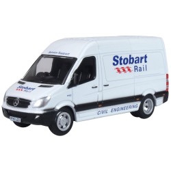 1/76 MERCEDES SPRINTER VAN STOBART RAIL 76MSV002