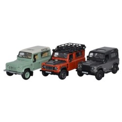 1/76 LAND ROVER DEFENDER HERITAGE SET