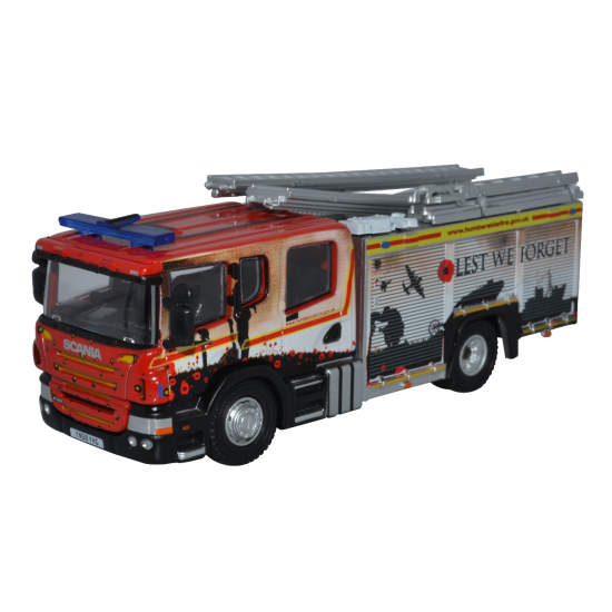 1/76 HUMBERSIDE FIRE AND RESCUE PUMP LADDER