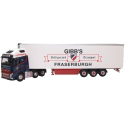 1/76 VOLVO FH4 GXL FRIDGE TRAILER GIBBS OF FRASERBURGH