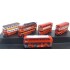 OXNSET004 - N GAUGE 5 PIECE BUS SET LONDON TRANSPORT