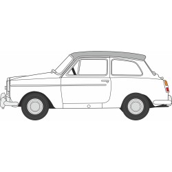 1/76 AUSTIN A40 MKII SNOWBERRY WHITE/CUMULUS GREY