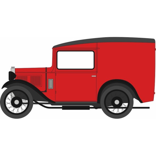 1/76 AUSTIN SEVEN VAN RED