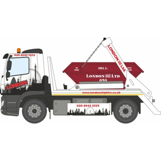 1/76 DAF SKIP LORRY LONDON SKIP HIRE