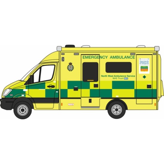 1/76 MERCEDES AMBULANCE NORTH WEST AMBULANCE SERVICE