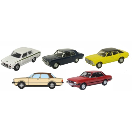 1/76 5 PIECE FORD CORTINA SET MK1/2/3/4/5