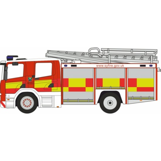1/76 SCANIA CP31 PUMP LADDER SOUTH YORKSHIRE FIRE AND RESCUE SERVICE