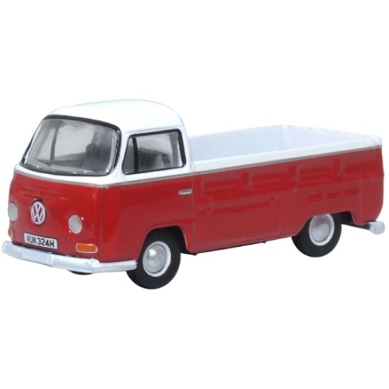 1/76 VW BAY WINDOW PICK UP POPPY RED/WHITE 76VW033