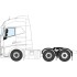 1/76 VOLVO FH4 CAB WHITE