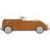 1/87 1936 BUICK SPECIAL CONVERTIBLE COUPE BENGAL BROWN METALLIC