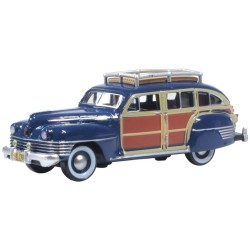 1/87 CHRYSLER T AND C WOODY WAGON 1942 SOUTH SEA BLUE