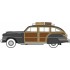 1/87 1942 CHRYSLER T AND C WOODY WAGON BLACK