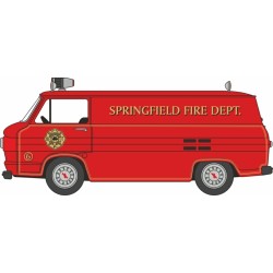 1/87 1961 CHEVROLET CORVAIR 95 CORVAN SPRINGFIELD FIRE DEPT