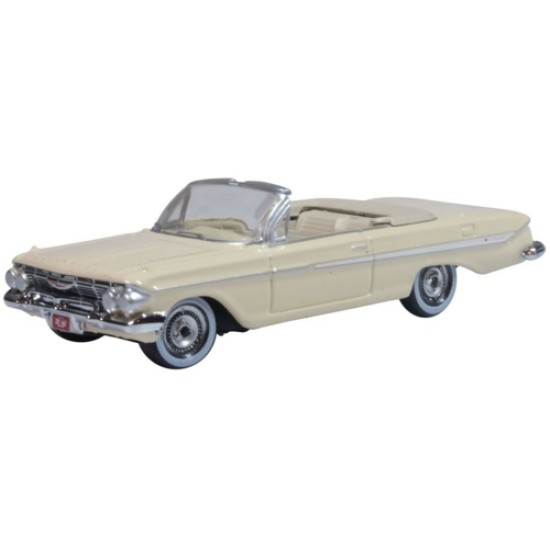 1/87 ALMOND BEIGE/WHITE CHEVROLET IMPALA 1961