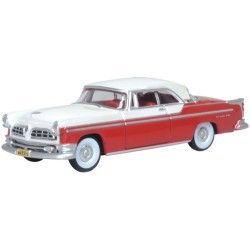 1/87 1955 CHRYSLER NEW YORKER DELUXE COUPE ST. REGIS TANGO RED/PLATINUM