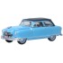 1/87 1950 NASH RAMBLER CUSTOM LANDAU CONVERTIBLE (OPEN) STRATO BLUE 87NR50001