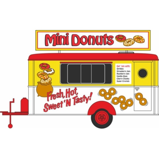 1/87 MOBILE TRAILER MINI DONUTS