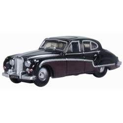 N GAUGE JAGUAR MK8/9 BLACK/IMPERIAL MAROON