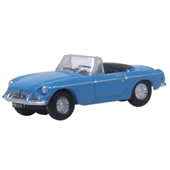 N GAUGE IRIS BLUE MGB ROADSTER NMGB004